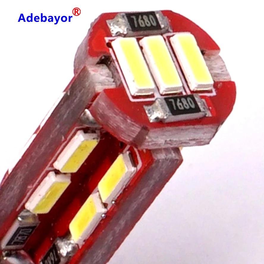100x   19SMD 194 W5W T10 19 LED smd 4014 canbus obc    LED   ȭƮ
